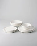 Fable Base Dinnerware Set in Speckled White