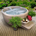 Lifesmart LS200 4-Person Oval Hot Tub with Matching Step