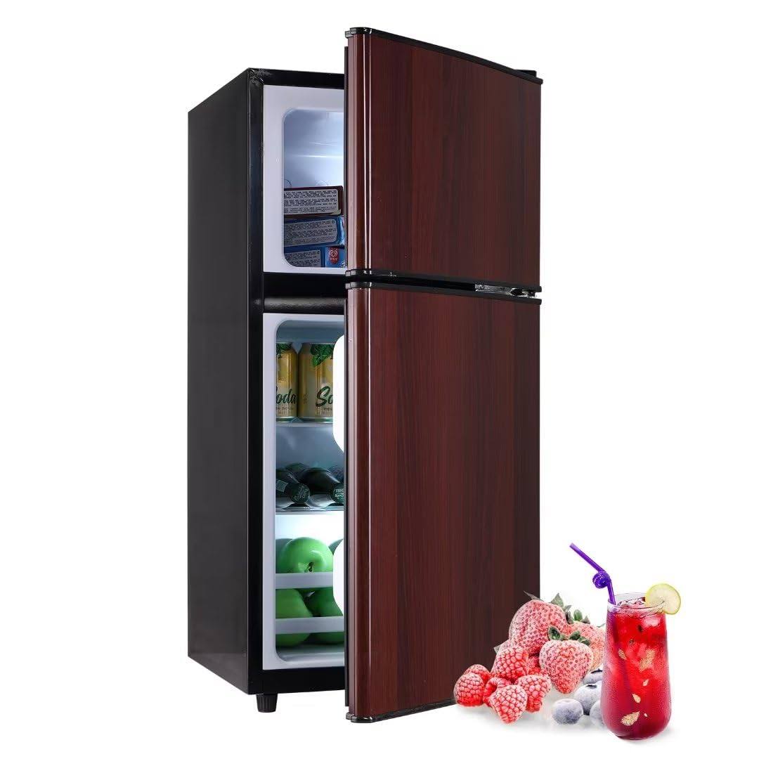 oditton Krib Bling-FLS-80-WOOD Compact Refrigerator, Wood Grain Color