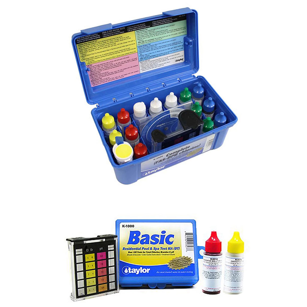 Taylor K2006 Complete Pool Chlorine Test Kit with Additional Basic Kit