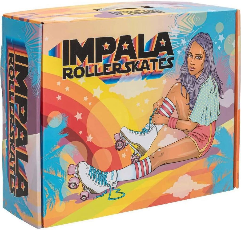 Impala Roller Skates - Aqua | Classic Quad Skates for Women and Men, US (Womens) 10