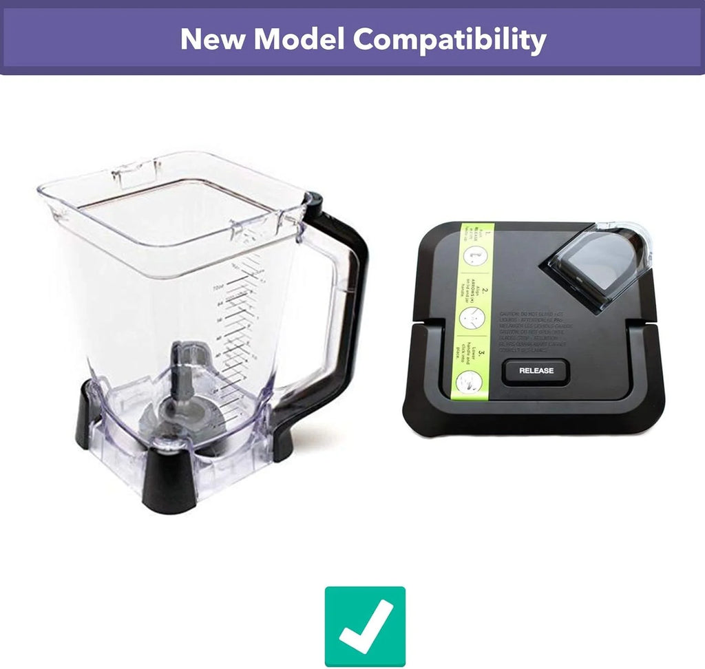 Ninja Easy Installation Pitcher Replacement Blender Part, Transparent