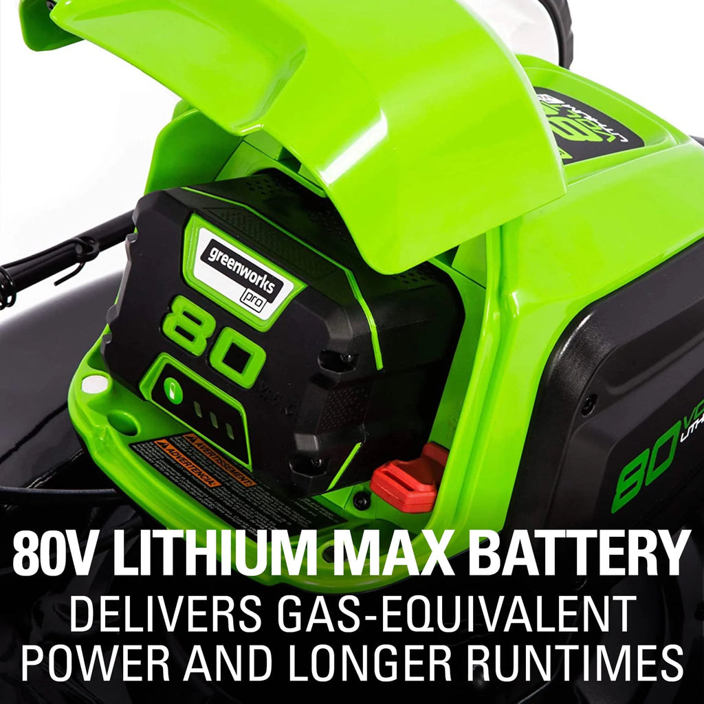Greenworks 80V 21" SP Mower, 5ah Battery and Charger 2502402NV