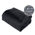 Agfabric Sunblock Shade Cloth 40% UV 10x50ft Black -cut Edge with Free Clips for Plant Cover Greenhouse, Barn, Kennel, Pool, Pergola or Carport