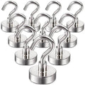 DIYMAG Magnetic Hooks 25lbs Strong Magnet Hooks for Kitchen Home CR