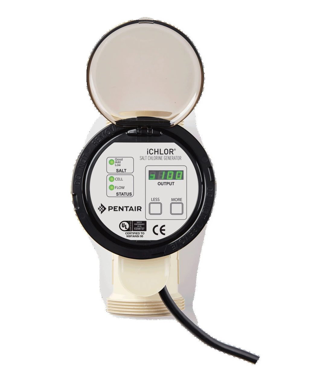 PENTAIR Ichlor 30 Salt Chlorine Generator PWR CTR Bundle 523081