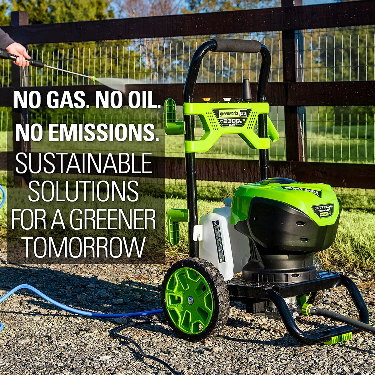 Greenworks 2300 PSI at 2.3 GPM AC Electric 120V Brushless Pressure Washer 5118002VT