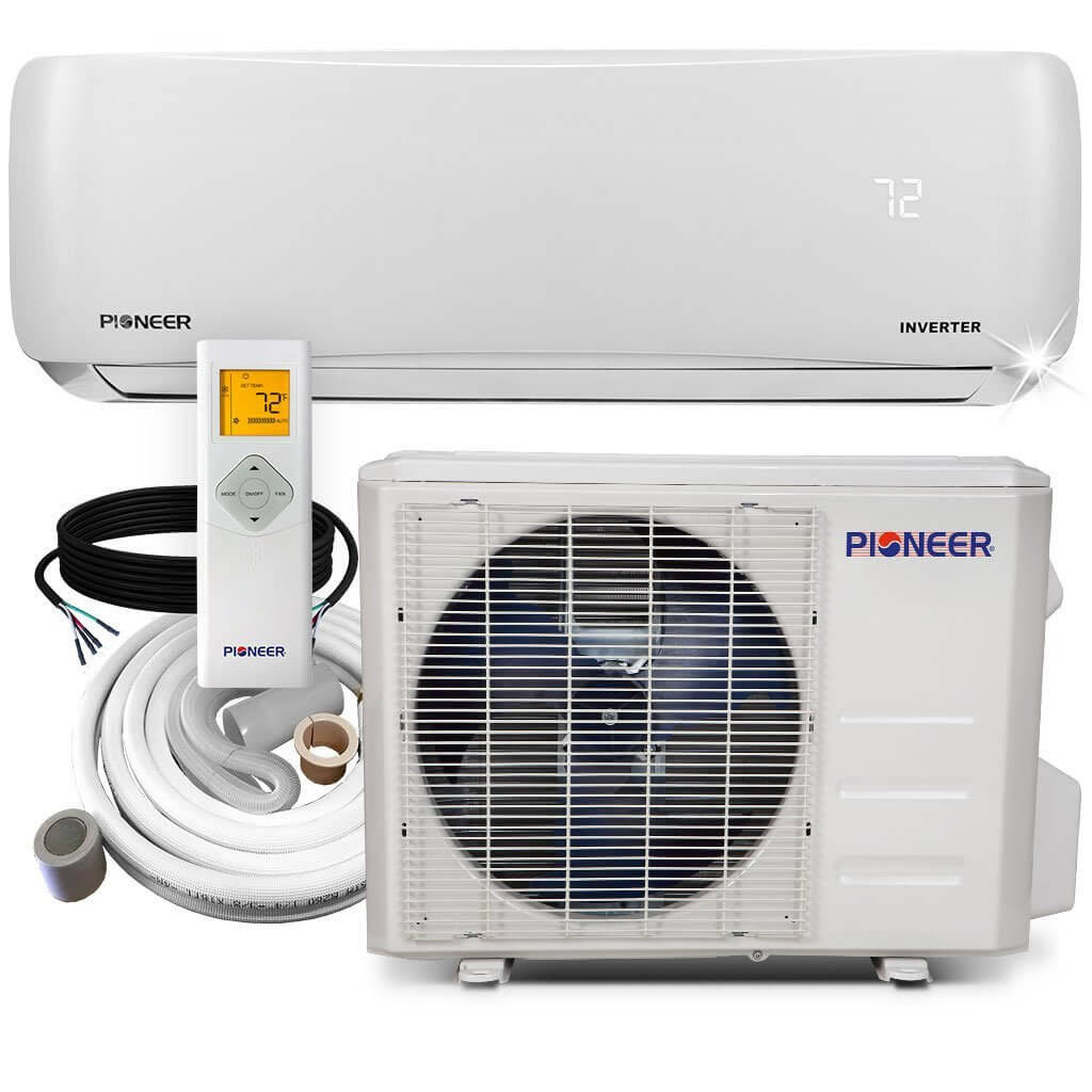 Pioneer Diamante Series 12,000 BTU 19 SEER 230V Ductless Mini-Split Air Conditioner Heat Pump
