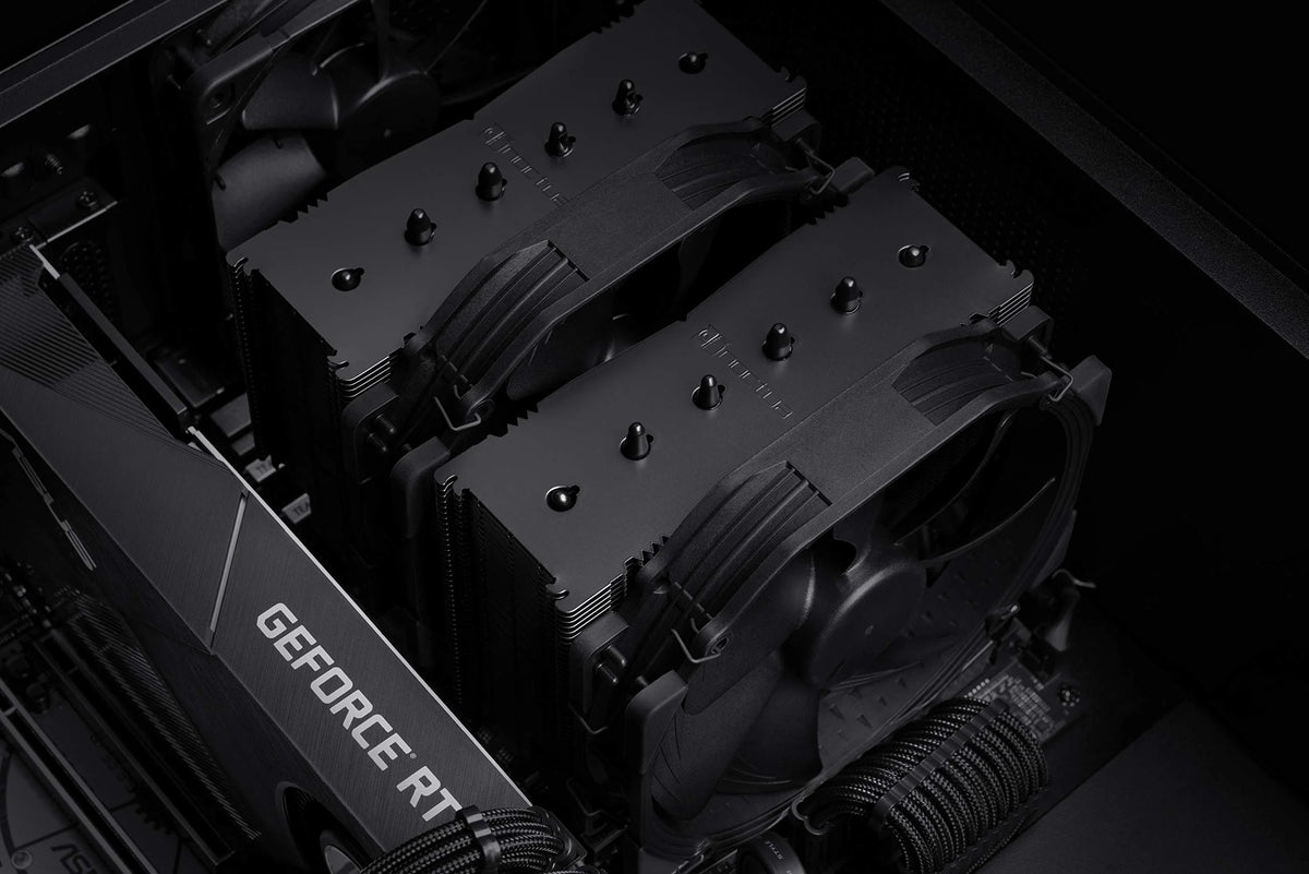 Noctua NH-D15 chromax.Black. Dual-Tower CPU Cooler