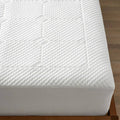 Comfort Cushion Quilted Memory Foam Mattress Pad - White Size Twin Bamboo Bamboo Blend | The Company Store