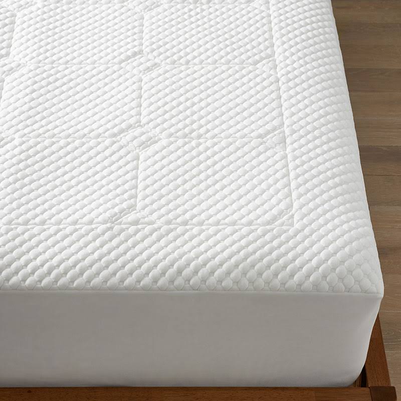 Comfort Cushion Quilted Memory Foam Mattress Pad - White Size Twin Bamboo Bamboo Blend | The Company Store