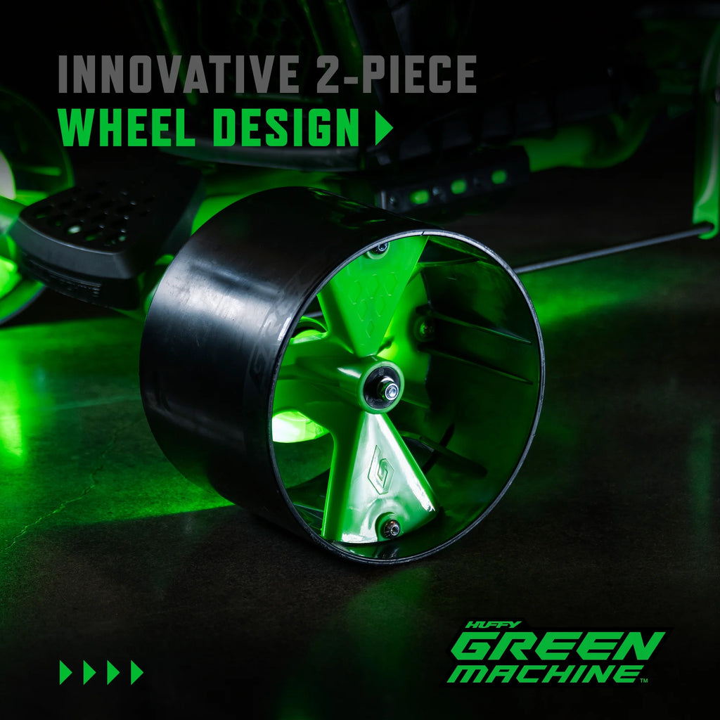 Huffy 20" Green Machine Drift Trike, Fits Riders Ages 8+ Years, Drift and Spin, Green/Black, Unisex, Kids