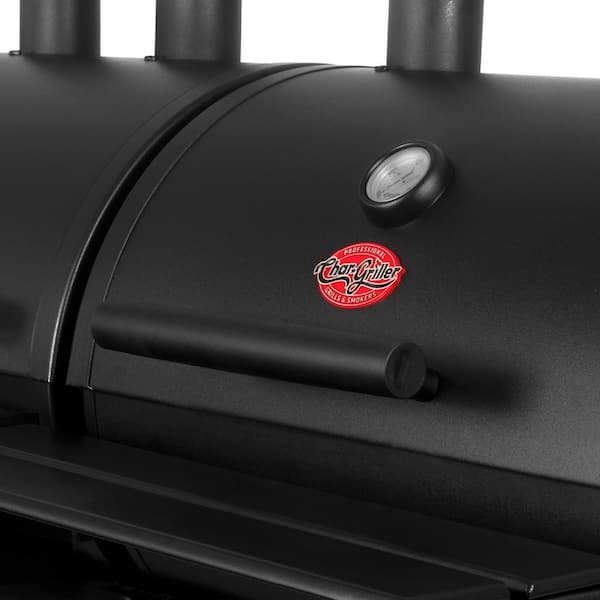 Double Play 1, 260 Sq., In. 3 - Burner Gas and Charcoal Grill in Black