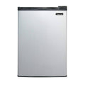 2.6 Cu. ft. Mini Fridge in Stainless Steel Look Without Freezer