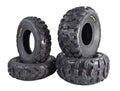 Kenda Bear Claw EX (2) 25x8 - 12 Front & (2) 25x11 - 10 Rear ATV 6 PLY Tires 4 Pack Set