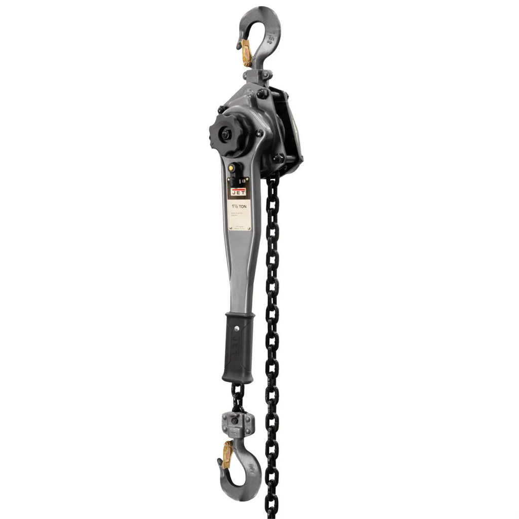 Jet Tools JLP - A Series 1.5 Ton Capacity Puller Hoist 20 Foot Lift with Hooks