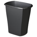 Sterilite, 5.5 Gallon Black Rectangular Wastebasket