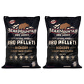 Bear Mountain BBQ All-Natural Hardwood Hickory Smoker Pellets, 40 lb (2 Pack)