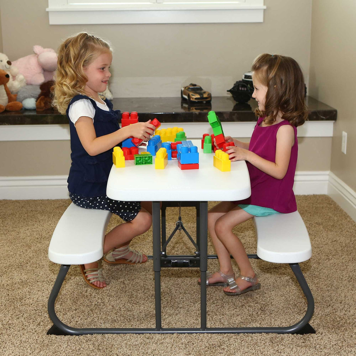 Lifetime Children'S Picnic Table, White Granite (60239)