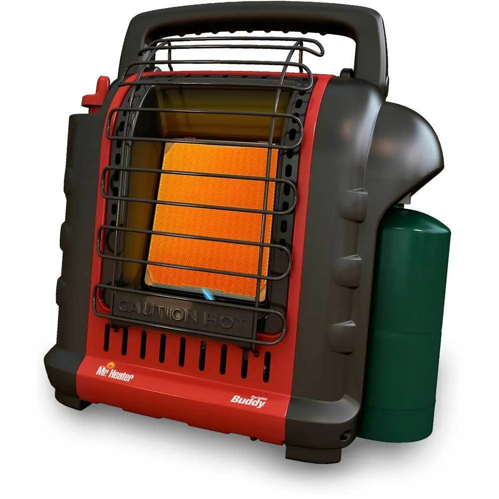 Mr. Heater F232000 Portable Buddy Heater with 10 - Feet Propane Hose Assembly