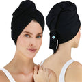 Hair RePear Anti Frizz Premium Cotton Hair Towel Enhances Healthy Natural Hair - Plop Wrap Scrunch Curly Wavy or Straight Hair -All Hair Types