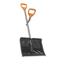 Ergie Systems 18" Impact - Resistant Snow Shovel, 34.5" Steel Shaft