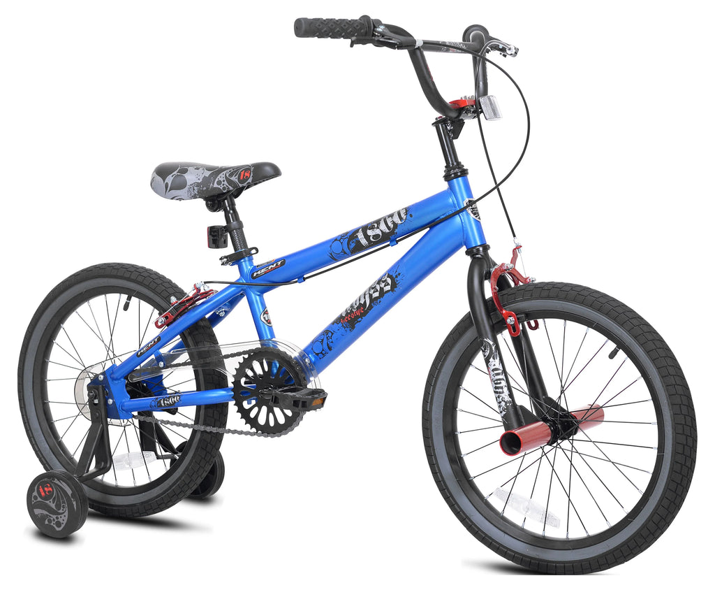18" Kent Bicycle Abyss Boy'S Freestyle BMX Child Bicycle, Blue