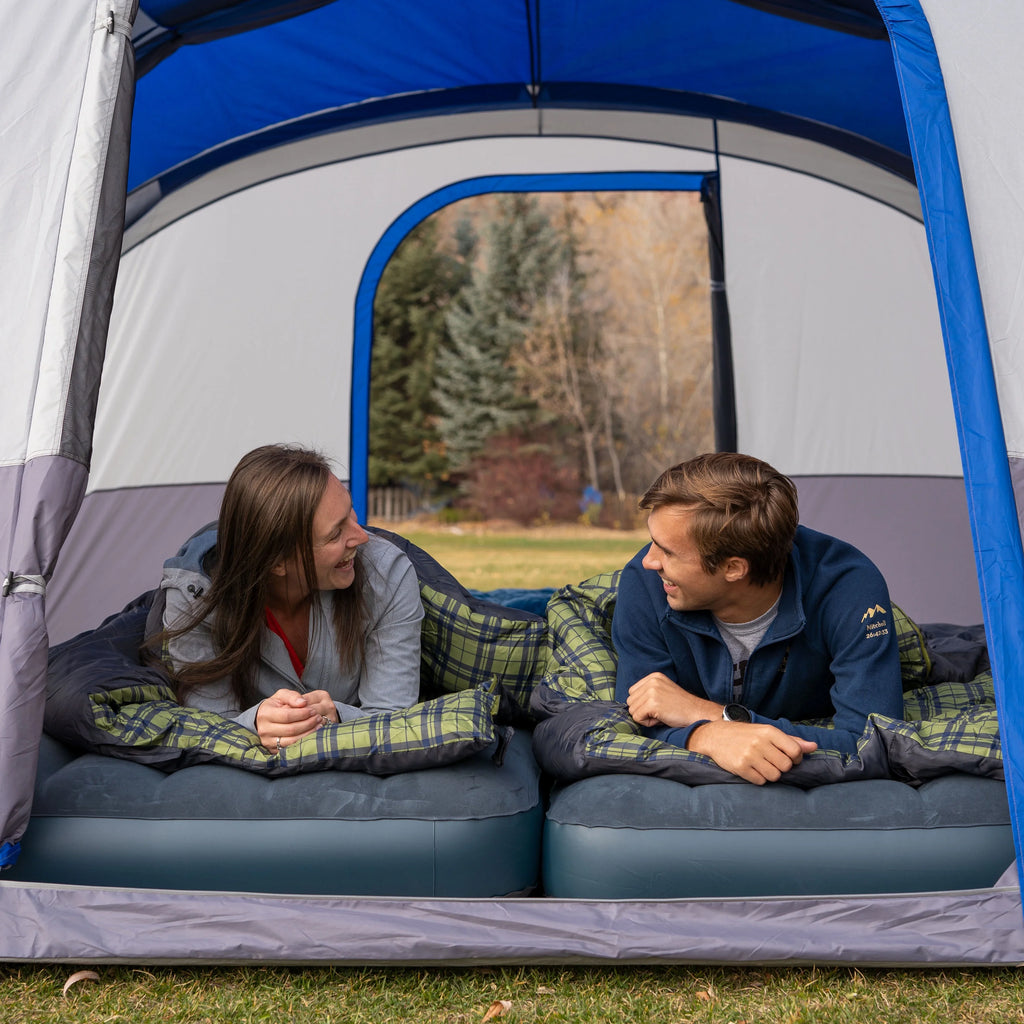 Ozark Trail 16 - Person 3 - Room Cabin Tent, with 3 Entrances