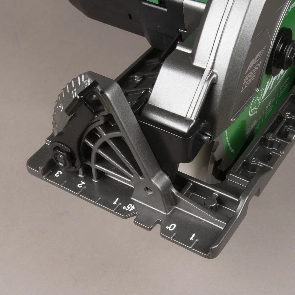 Metabo HPT 36V Multivolt 7 - 1/4 in Rear Handle Circular Saw, Lightweight Design, up to 500 2x4 Cuts per Charge, 53 Adjustable Bevel Capacity, Lifetime Tool Body Warranty, C3607DWA