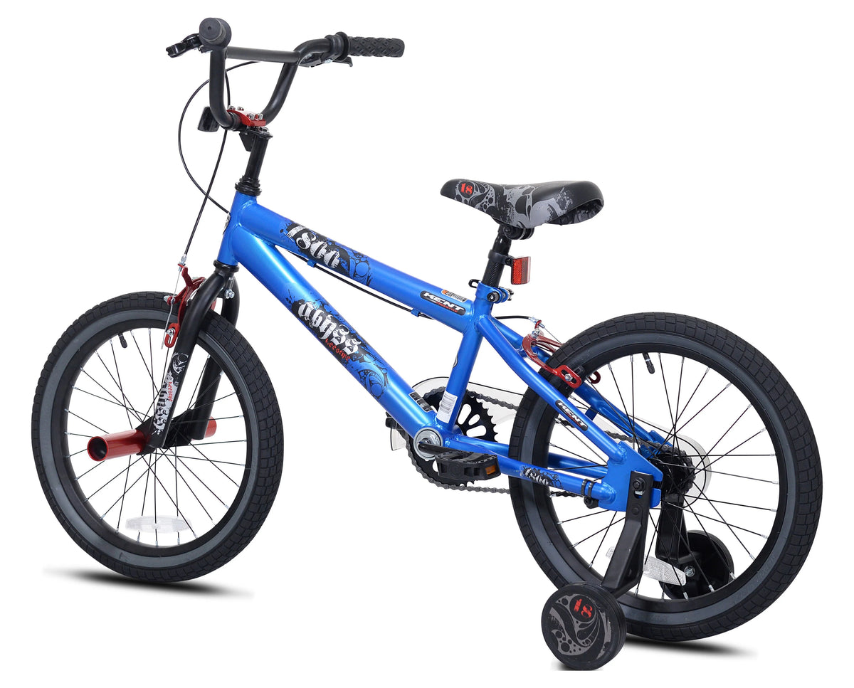 18" Kent Bicycle Abyss Boy'S Freestyle BMX Child Bicycle, Blue