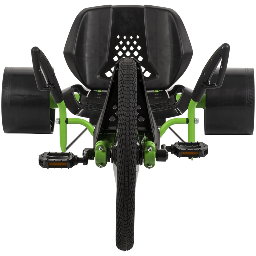 Huffy 20" Green Machine Drift Trike, Fits Riders Ages 8+ Years, Drift and Spin, Green/Black, Unisex, Kids