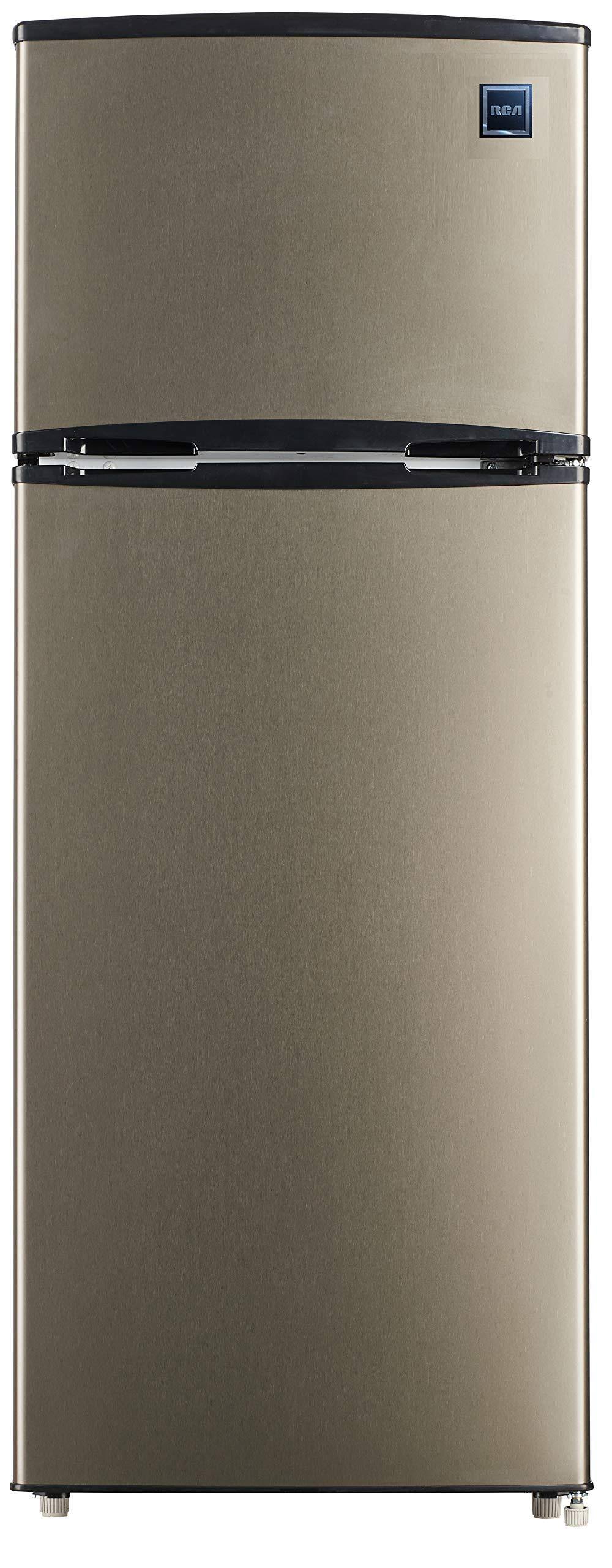 RCA 7.2 Cu. ft. Top Freezer Refrigerator in Platinum