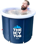 The Icy Tub - Ice Bath Tub, Cold Plunge Tub, for Athletes Recovery Inflatable Portable Tub Outdoor, Ice Water Plunge Pod Barrel Cold Therapy Pool