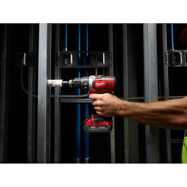 M18 18V Lithium-Ion Cordless Drill Driver/Impact Driver Combo Kit (2-Tool) W/ 4-1/2 in. Cut-Off/Grinder