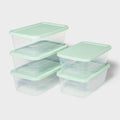 5pk 6qt Storage Boxes Green - Room Essentials