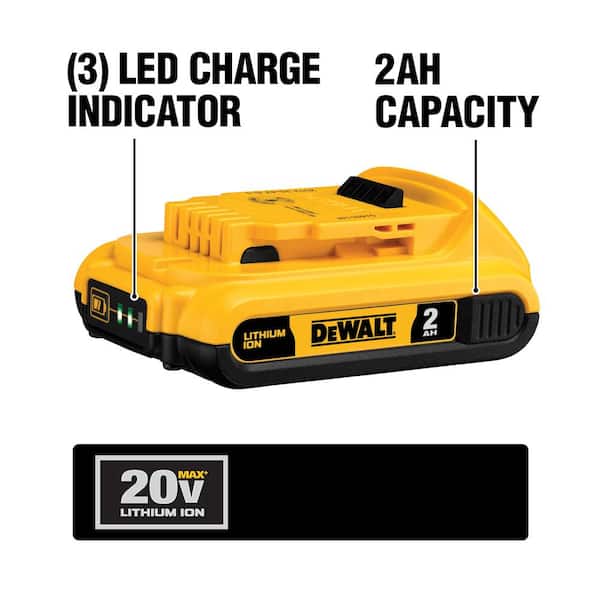 20V MAX Cordless 7 Tool Combo Kit, 20V MAX 4.5 - 5 In. Grinder, and (1) 20V 4.0ah and (1) 20V 2.0ah Batteries