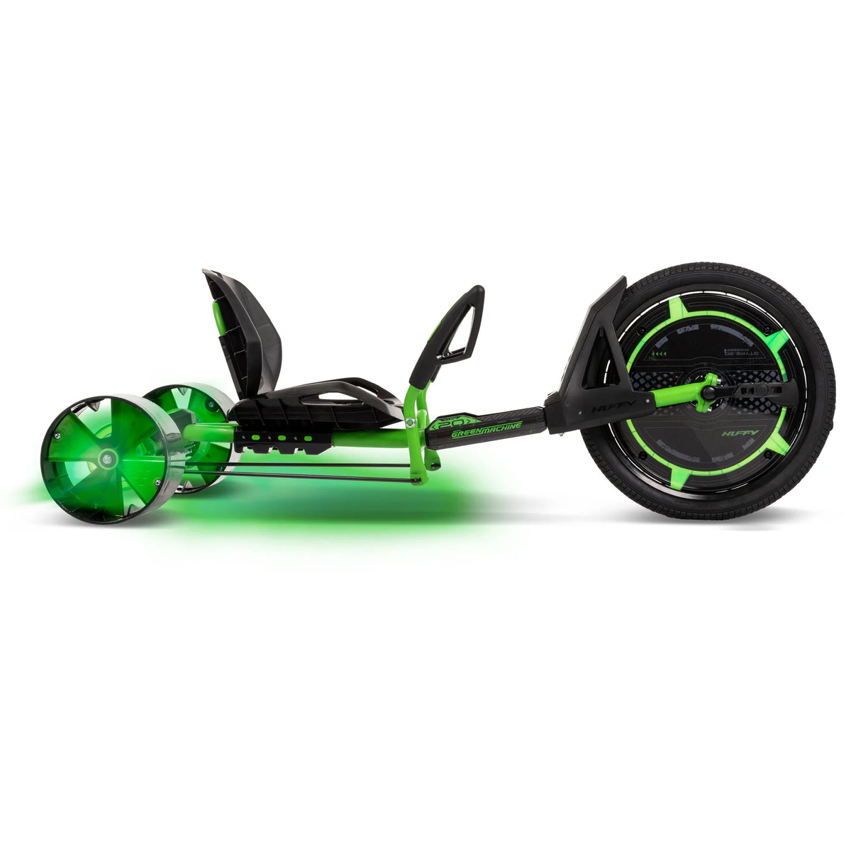 Huffy 20" Green Machine Drift Trike, Fits Riders Ages 8+ Years, Drift and Spin, Green/Black, Unisex, Kids