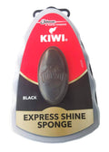 Kiwi Express Shoe Shine Sponge, 0.2 fl oz, Black