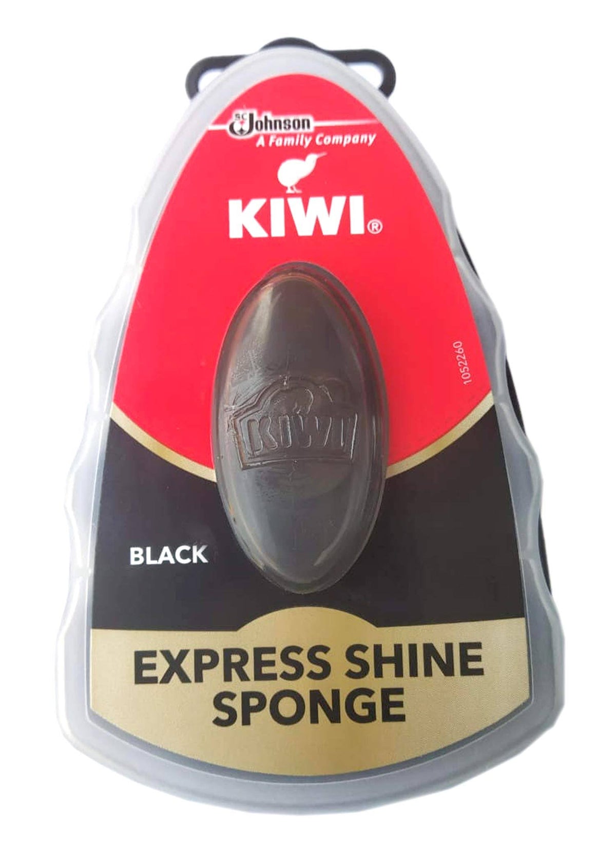 Kiwi Express Shoe Shine Sponge, 0.2 fl oz, Black