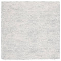 Abstract Handmade Tufted Wool Dark Gray/Ivory Area Rug Latitude Run Rug Size: Square 8'
