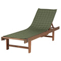 Classic Accessories Montlake FadeSafe 72" Patio Chaise Lounge Slipcover, Heather Fern