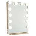 Hollywood Glow XL 2.0 Gold Frame Vanity Mirror by Impressions Vanity