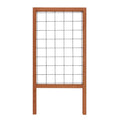 Outdoor Essentials Contemporary 48 in. Walnut-Tone Hog Wire Trellis, Brown