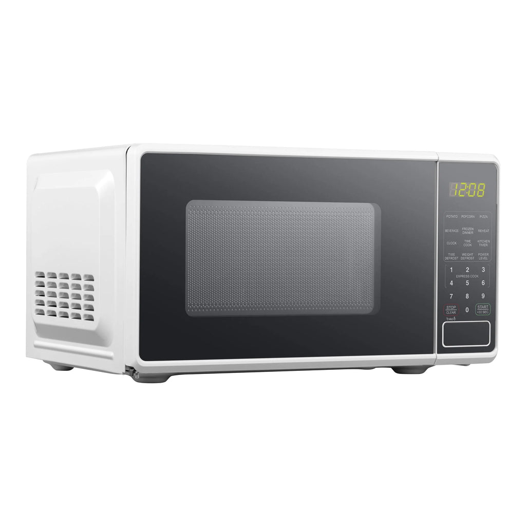 Mainstays 0.7 Cu. Ft. Countertop Microwave Oven, 700 Watts, White, New