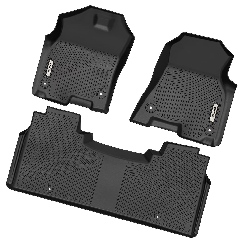 RVNI Floor Mats Liner for 2019 - 2023 Dodge Ram 1500 New Body Crew Cab All-Weather 2 - Row Set