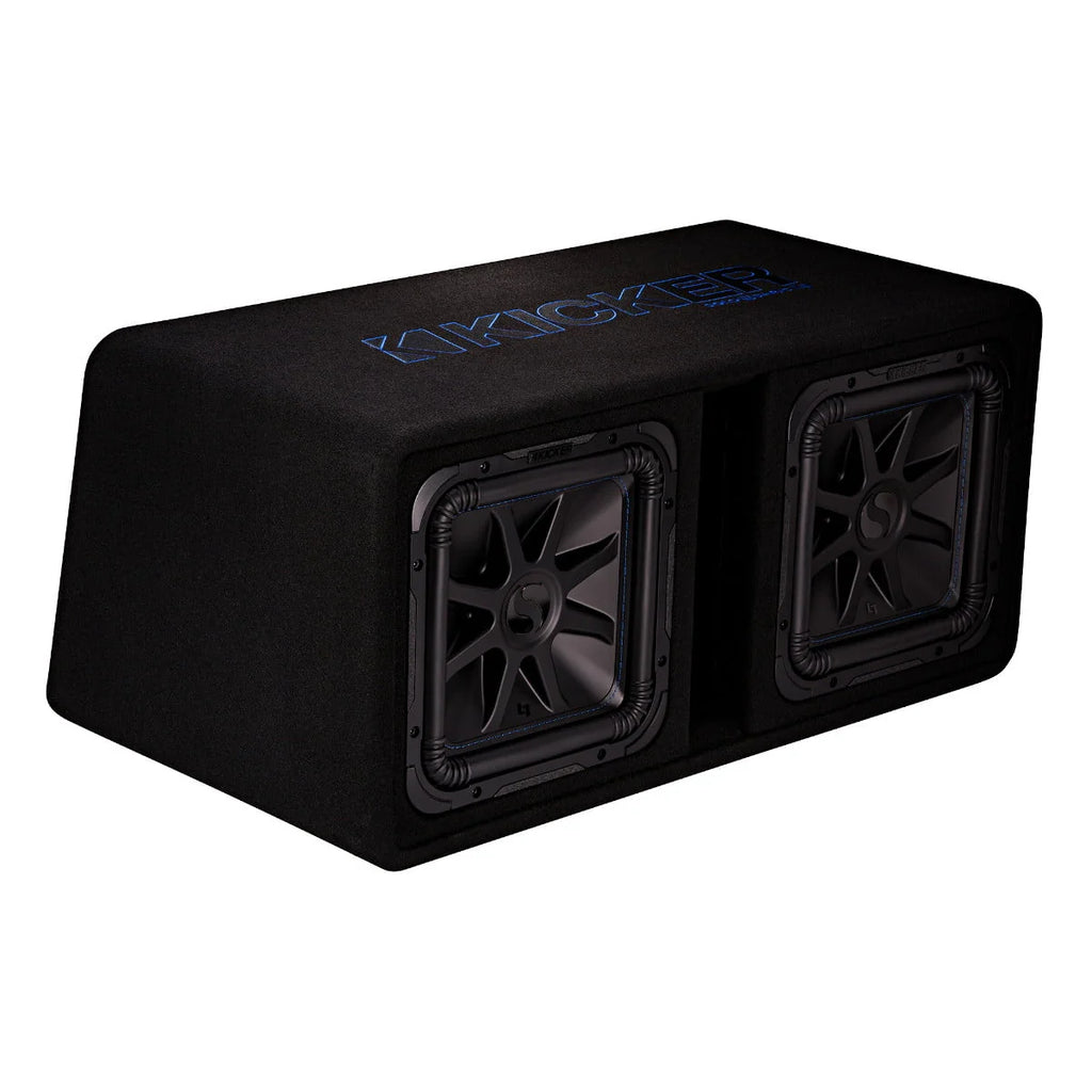 Kicker 44DL7S122 Dual 12" L7S 2 - Ohm Loaded Vented Subwoofer Enclosure