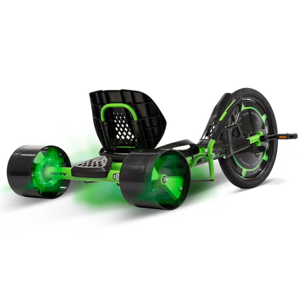 Huffy 20" Green Machine Drift Trike, Fits Riders Ages 8+ Years, Drift and Spin, Green/Black, Unisex, Kids