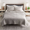 Sonoma Goods for Life Solid Cotton Quilt or Sham, Grey, King Sham