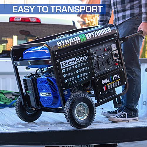 XP12000EH Dual Fuel Generator C 12,000W Gas/Propane, 457cc 4-Stroke Engine, EPA/CARB Compliant