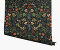 Rifle Paper Co Wildwood Wallpaper, Black